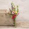 Set of 2 Spring Mix Daisy Bush Artificial Floral Pick Purple Astilbe Pink Daisies Foam Greenery 18 Inch Decorative Vase Home Accent Stem